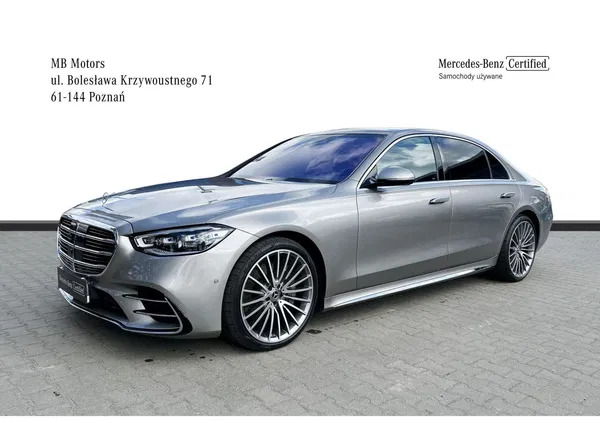 wielkopolskie Mercedes-Benz Klasa S cena 549900 przebieg: 29500, rok produkcji 2021 z Książ Wielkopolski